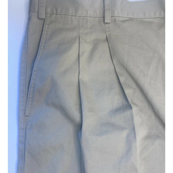 Cutter & Buck King James Men's Twill Microfiber Pleated Shorts Khaki Size 50B - Picture 3 of 9